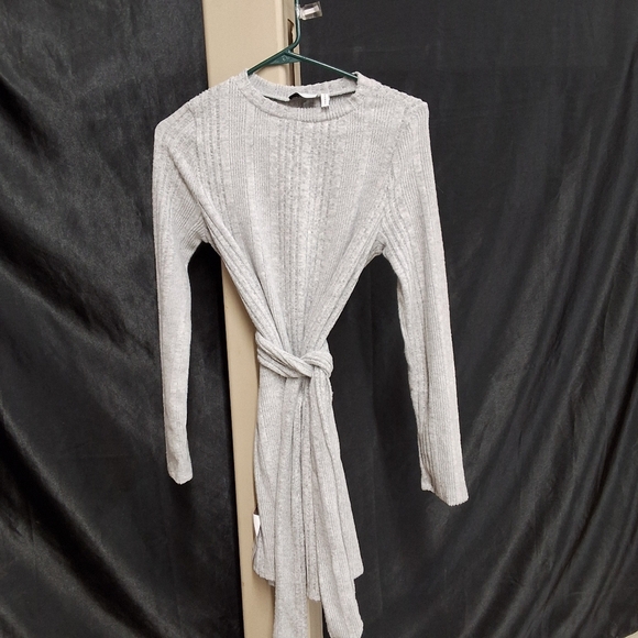 ASOS DESIGN Gray Long Sleeve Dress Brand New With Tags - Picture 9 of 11